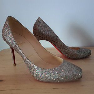 Christian Louboutin size 39 Elisa Glitter Mini